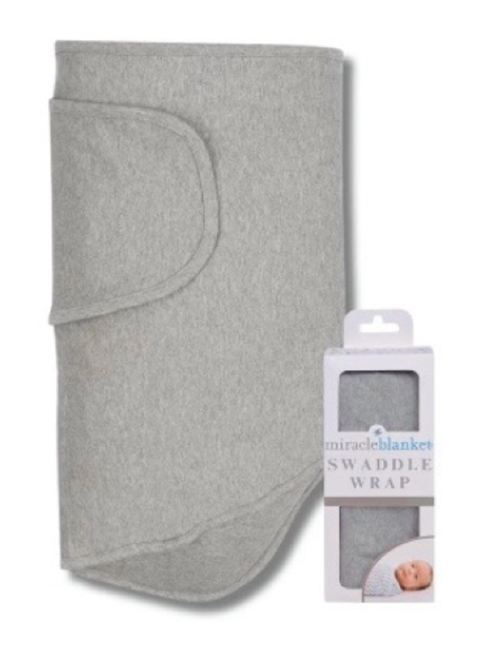 Miracle Blanket Gray Swaddle Wrap